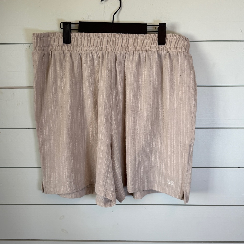Albion tan and cream Cabana shorts‎ women’s size XL
